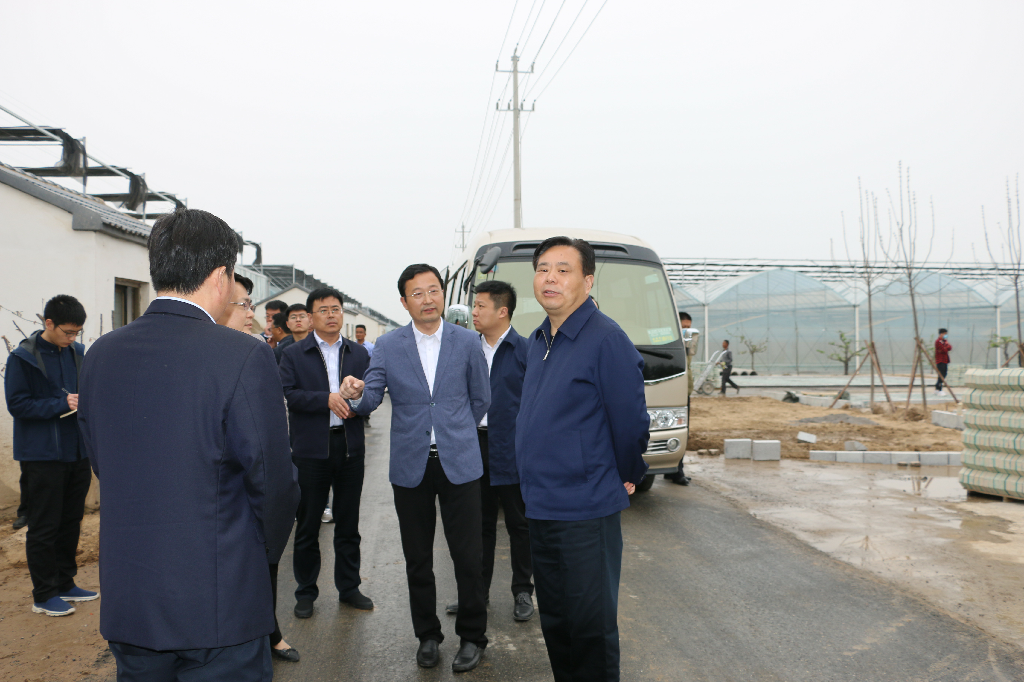 县委书记贾兴民到梁集镇调研城北一体化建设工作